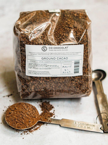 Ground Cacao - Gluten Free, Vegan, Sugar-Free, Nut-Free - Co Chocolat - Finally, Truly Healthy Chocolates